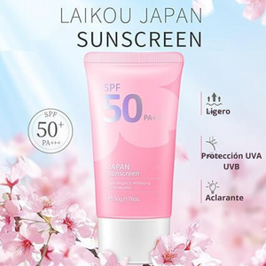 BLOQUEADOR SOLAR JAPAN SAKURA LAIKOU SPF 50.